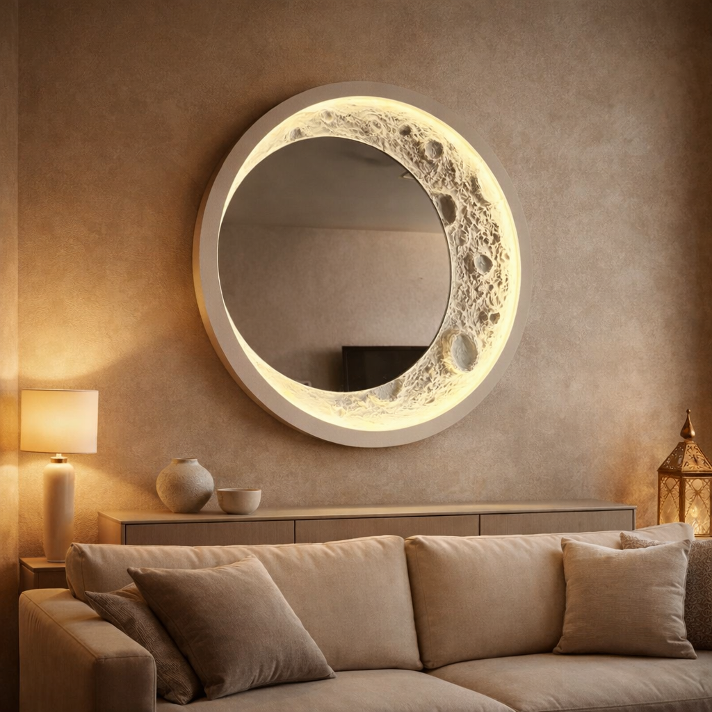 Miroir Mural Lumineux Lunar Glow™