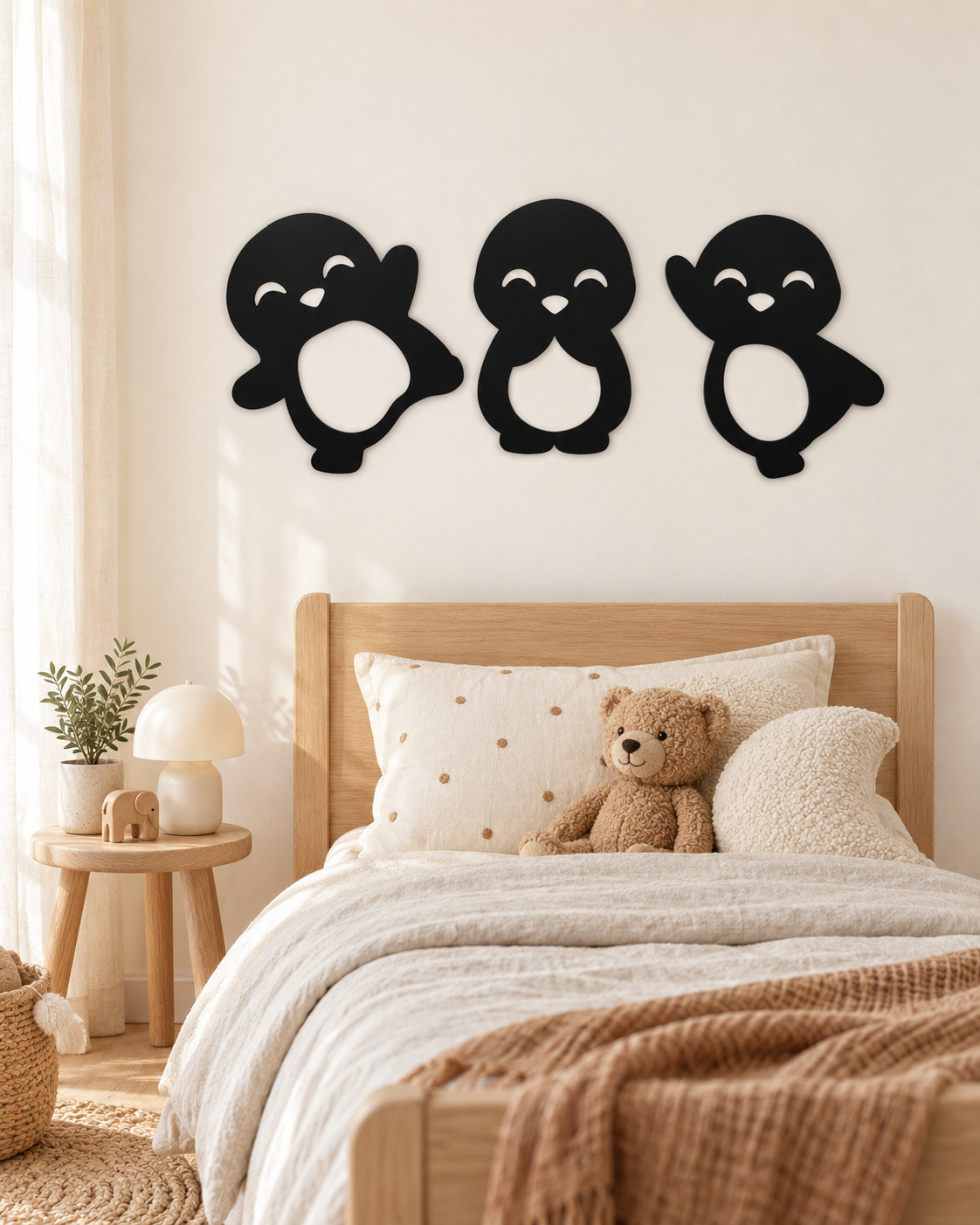 Petits Pingouins™ — Trio de décorations murales 🐧