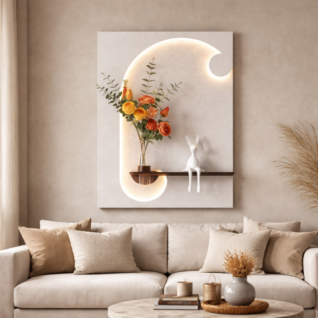 Tableau Mural Lumineux Luna Élégance™
