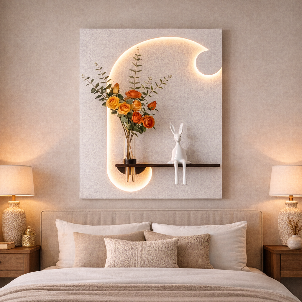 Tableau Mural Lumineux Luna Élégance™