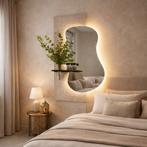 Miroir Mural Lumineux Aura Sculpt™